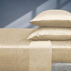 BedVoyage Melange Viscose from Bamboo Bed Sheet Beige, Brown