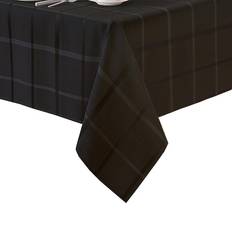 Solid Colors Tablecloths Elrene Home Fashions Newbridge Elegance Tablecloth Black (132.1x132.1)