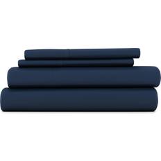 King size sheet set Becky Cameron Comfort Premium Rayon From Bamboo Luxury Bed Sheet Blue