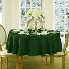 Green Tablecloths Elrene Home Fashions Plaid Jacquard Tablecloth Green, Black