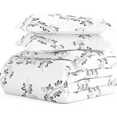 Home Collection Spun Premium Ultra Soft Print Duvet Cover Grey