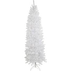 7.5 ft pre lit pencil christmas tree Northlight 7.5Ft Pre-Lit Rapids White Pine Pencil Christmas Tree