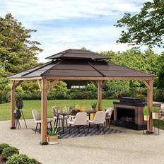 Cedar gazebo Sunjoy Myla 13 Cedar Gazebo