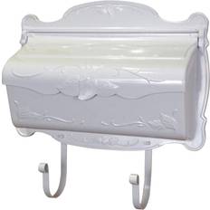 Letterboxes on sale Floral White Wall Mount Horizontal Mailbox