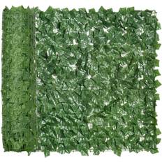 OutSunny 118" 39" Artificial Privacy Fence Screen Leaf