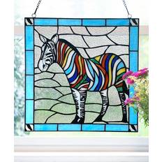 Home goods wall art River of Goods Art Rainbow Stripe Zebra Wall Decor