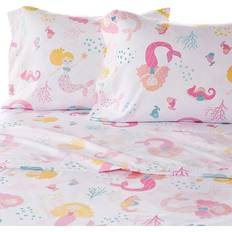 Bed Sheets Levtex Home Mermaid Full Bed Sheet Blue, White, Gold, Pink