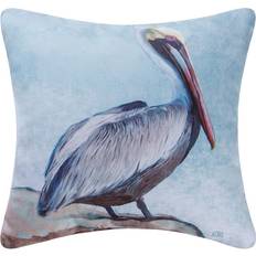 C&F Home Pelican Square Indoor/outdoor Complete Decoration Pillows White, Natural, Blue (45.72x)