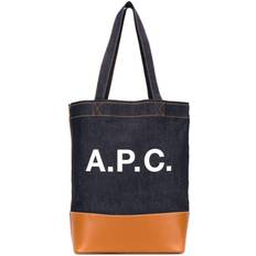 A.P.C. Bags A.P.C. Axelle logo tote bag blue One Size