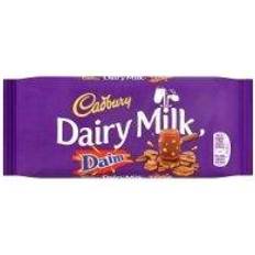 Cadbury Dolci e Biscotti Cadbury Dairy Milk with Daim Chocolate Bar 120g