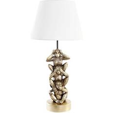 Bordslampa apa Dkd Home Decor Gyllene Bordslampa