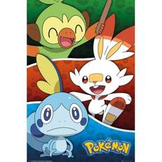 GB Eye Pokemon Galar Starters Maxi Poster 61x91.5cm