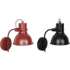 Red Wall Lamps Dkd Home Decor Red Black Wall light ∅ 20cm
