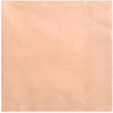 PartyDeco Laksefarvet servietter 33x33