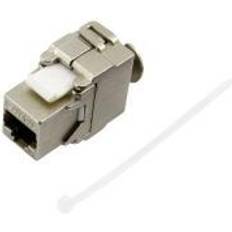 Kabler TRU Components Kobling, lige CAT 6A Metal