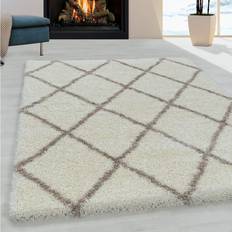 Ayyildiz Alvor tæppe Creme Beige, Hvid cm