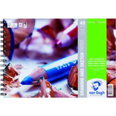 Van Gogh Spiral Skitse blok A4 160g