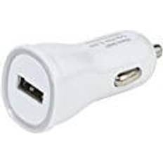 Usb a lader til bil Vivanco USB Bil Lader 2,1A Hvid