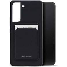 Mobilize Rubber Gelly Card Case Samsung Galaxy S22 5G Matt Black