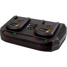 Maxxpack 18V dobbelt batterilader 2 x 3,5A
