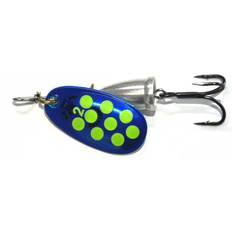Fiskegrej Blue Fox Vibrax Hot Pepper UV Spinner Silver Body 3 8g