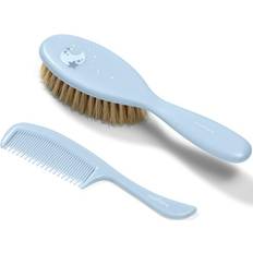 BabyOno Brosse à cheveux et peigne soft bleu