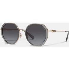 Solbriller Coach Coach HC7141 CD477 Solbriller - Transparent Grey Gold