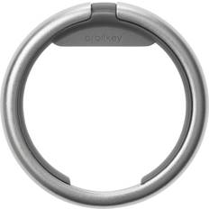 orbitkey Ring Silver Charcoal Nøgleringe