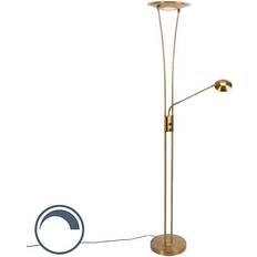 Bronze Lampes sur Pied QAZQA Ibiza Led Dimmable Lampadaire 180 cm - Bronze Moderne Lampe sur Pied