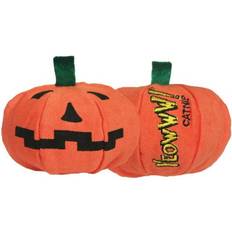 Ducky Yeowww-loween Halloween Pumpkin Catnip Toy