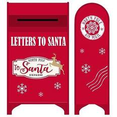 Dkd Home Decor Letterbox Christmas Metal Aluminium 34,5