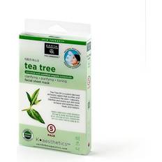 Earth Therapeutics K-Beauty Facial Care 5-Pack Tea Tree Mask
