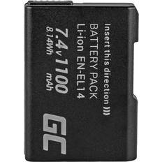 Nikon d3200 batteri Cameron Sino Batteri EN-EL14 Nikon D3200, 7.4V 1100mAh