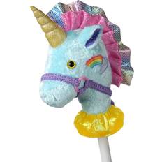 Chevaux à Bascule Mary Meyer Fancy Unicorn 33 Inch Stick Horse Orange/Pink/Blue One-Size