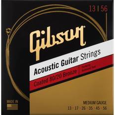 Gibson Coated 80/20 Bronze Medium Acoustic Guitar Strings