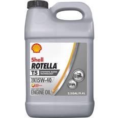 Car Fluids & Chemicals Shell 2.5 Gal Rotella T5 15W-40 Engine Motor Oil
