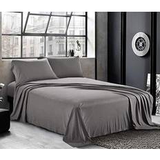 Jersey Queen [4-Piece Bed Sheet Gray