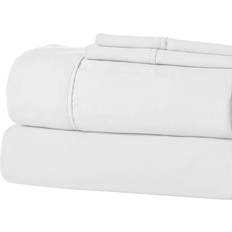 Modern Threads Luxurious Microfiber Bed Sheet White (259.1x228.6cm)