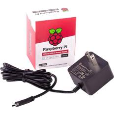 Raspberry pi 4 model b Raspberry Pi 4 Model B Official PSU, USB-C, 5.1V, 3A, US Plug, Black SC0218 Pi Accessory (KSA-15E-051300HU)