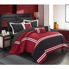 Chic Home Zarah Bedspread Red (228.6x228.6cm)