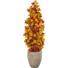 Beige Artificial Plants Nearly Natural 42in. Autumn Maple Tree Artificial Plant