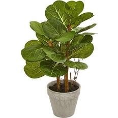 Nearly Natural 22" Fiddle Leaf Artificial Plant