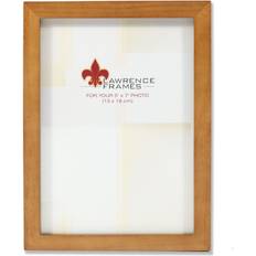Beige Photo Frames Lawrence Frames 766057 5 Nutmeg Wood Picture Photo Frame
