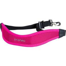 ProTec Neoprene Less-Stress Neck Strap For Alto, Tenor, Baritone Saxophone 22 In. Hot Pink