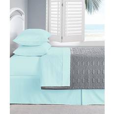 Cathay Home Sets Aqua Bed Sheet Blue