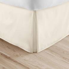 Valance Sheets Home Collection Premium Pleated Dust Ruffle Valance Sheet Beige (203.2x198.1)