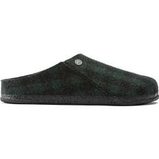 Birkenstock Zermatt Shearling Wool Felt - Plaid Teal Green