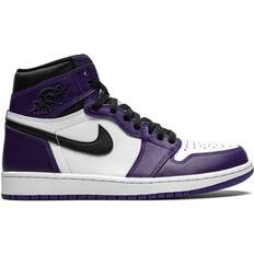 Nike Air Jordan 1 Low M - White/Dark Blue Grey/Purple Comet