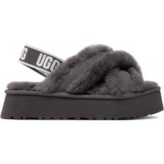 UGG Grigio Ciabatte UGG Disco Cross Slide - Charcoal