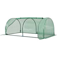 Grow house OutSunny Tunnel Greenhouse Grow House Steel Frame PE